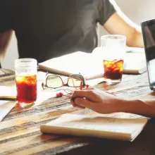 People in a meeting